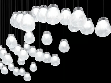 GOCCE - LED Murano glass pendant lamp by Euroluce Lampadari - view 2